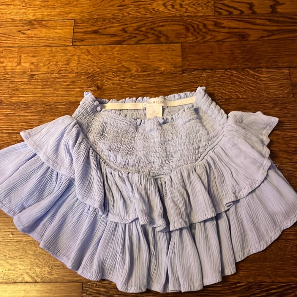 this blue skort it’s very stretchy and adorable